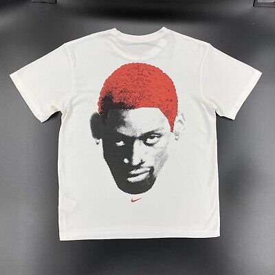 Dennis Rodman 90s Vintage Bulls Nike Tee Shirt Large NBA Dennis Rodman 90s Vintage Bulls Nike Tee Shirt Large NBA
