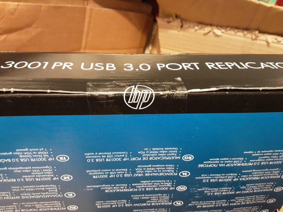 NEW HP3001pr Port Replicator for Notebook Wired 3xTotal USB F3S42AA#ABU. Ref:H - Image 3 of 3