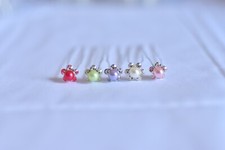 10 Pieces Fashion Wedding Bridal Pearl Crystal Flower Hair Pins Clips Bridesmaid
