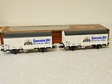 LILIPUT 229 01  COFFRET 2 WAGONS FRIGO TRANSPORT DE BIÈRE DE LA DB EN BOITE HO