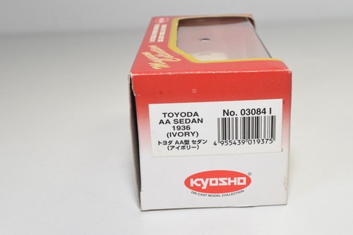 A51 1:43 KYOSHO 3084 I 3084I TOYOTA TOYOTA AA BERLINA 1936 AVORIO MIB - Foto 10 di 10