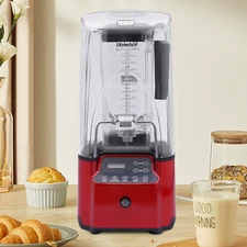 2.2L Commercial Blender Fruit Juicer Smoothie Maker Mixer with Soundproof Cover