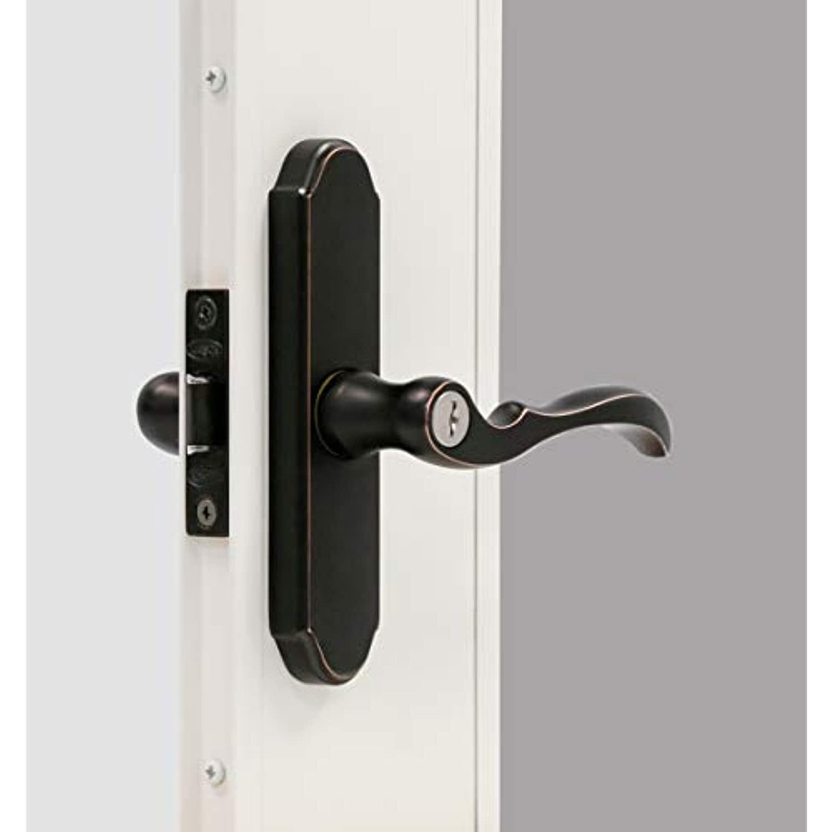 Larson Certified Storm Door M2 Mortise Handle Set (Aged Bronze