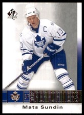 2020-21 SP Authentic Top Performers Mats Sundin Toronto Maple Leafs #TP-MS