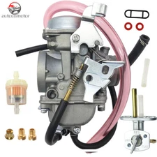 Carburetor Carb for Kawasaki KLR250 KLR 250 1987-2003 with Fuel Petcock Switch