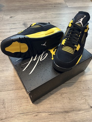 Size 8.5 - Jordan 4 Retro LS Low Thunder - Picture 3 of 12