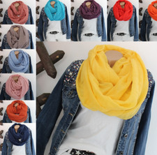 XXL SCHLAUCH Rund Loopschal  Rundschal Schlauchschal UNI oder GLITZER NEU