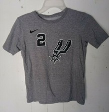The nike tee shirt Leonard San Antonio Spurs NBA Youth boys size m color grey