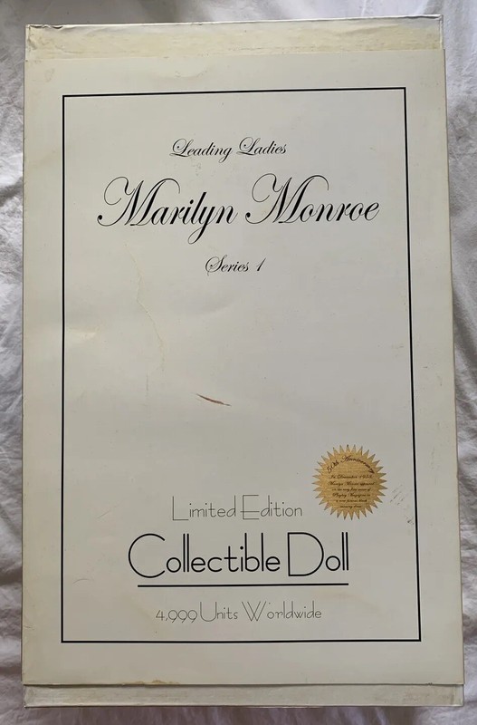 Leading Ladies Marilyn Monroe collectible doll limited edition 50th anniversary