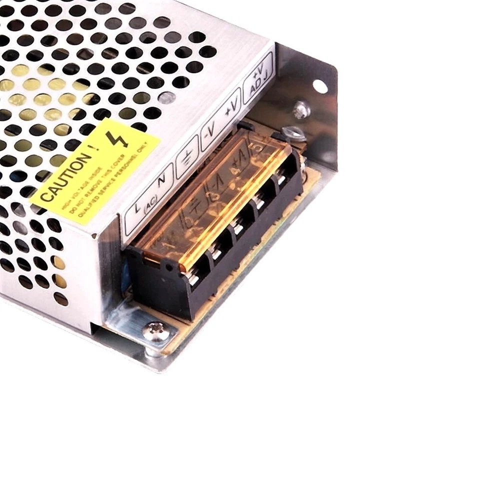 Alimentatore 5A Da 60W Stabilizzato Per Strisce Led Con Protezione Sovraccarico - Immagine 4 di 4