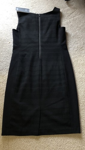 NWT Eileen Fisher Dress Women's Black was $378 square neck, sleeveless 10P - Picture 5 of 7