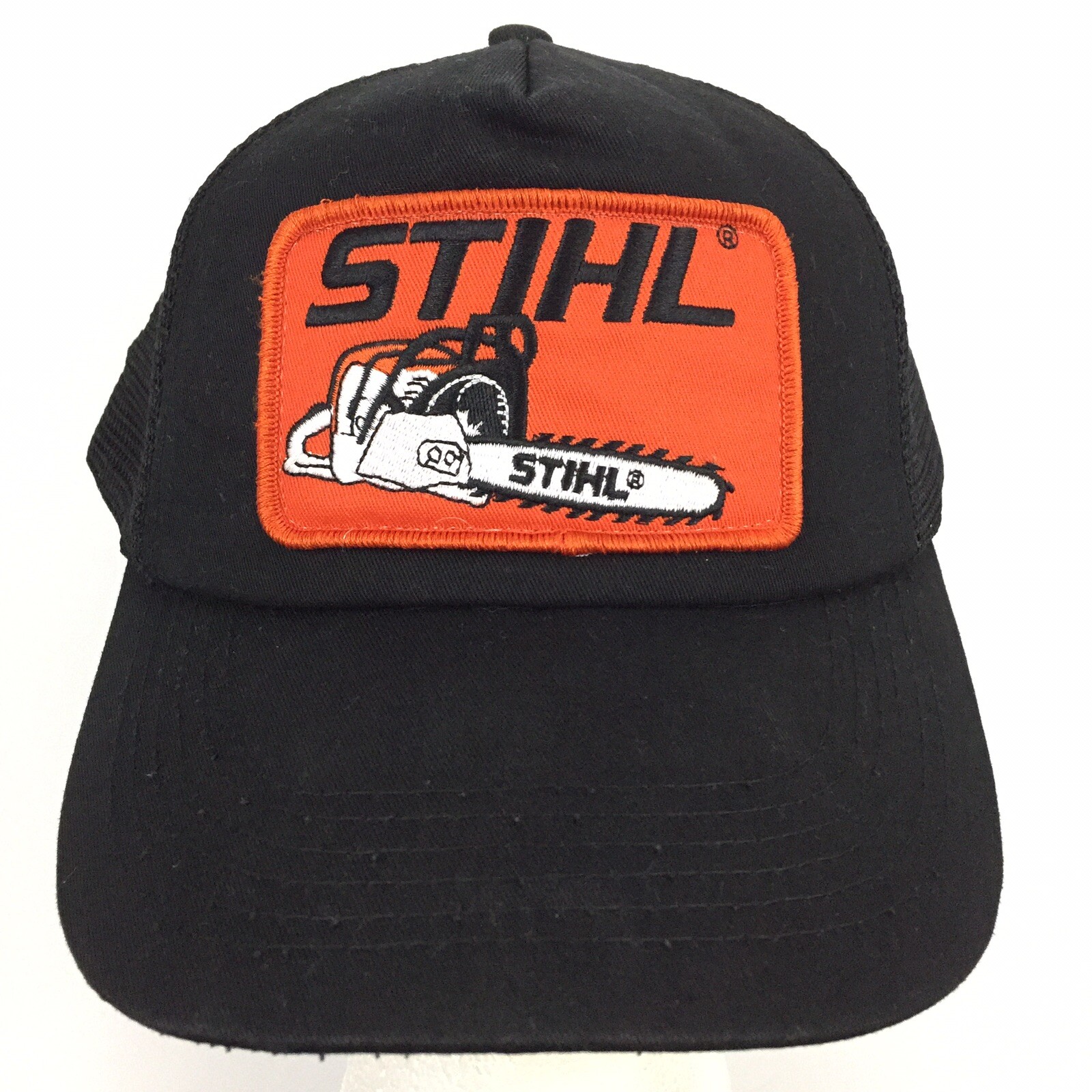 STIHL Patch Hat Spell Out Logo Chainsaws Mesh Sna… - image 12