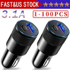 Dual USB PD Type-C Car Charger 30W Fast Adapter For iPhone 14 13 11 Pro Max lot