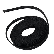 1/2" Expandable Wire Cable Sleeving Sheathing Braided Loom Tubing Black 100 Feet