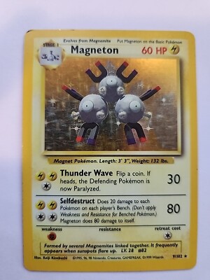 magneton holographic pokemon card value - Pokmon TCG Having been authenticated and graded Magneton #11 Prices | Pokemon