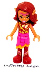LEGO Elves Azari Fire Dancer Minifig Tree Bat Attack The Fire Lion (41192 41196)