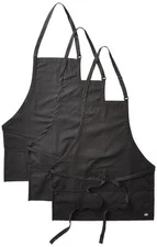 3PACK Dickies Chef Three Pocket Adjustable Bib Apron DC512