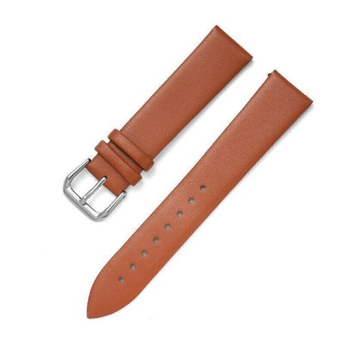 8mm-22mm Watch Strap Ultra Thin Flat Leather Watch Band - Picture 12 of 20