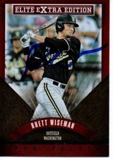 Rhett Wiseman Vanderbilt 2015 Panini Elite Signed Card
