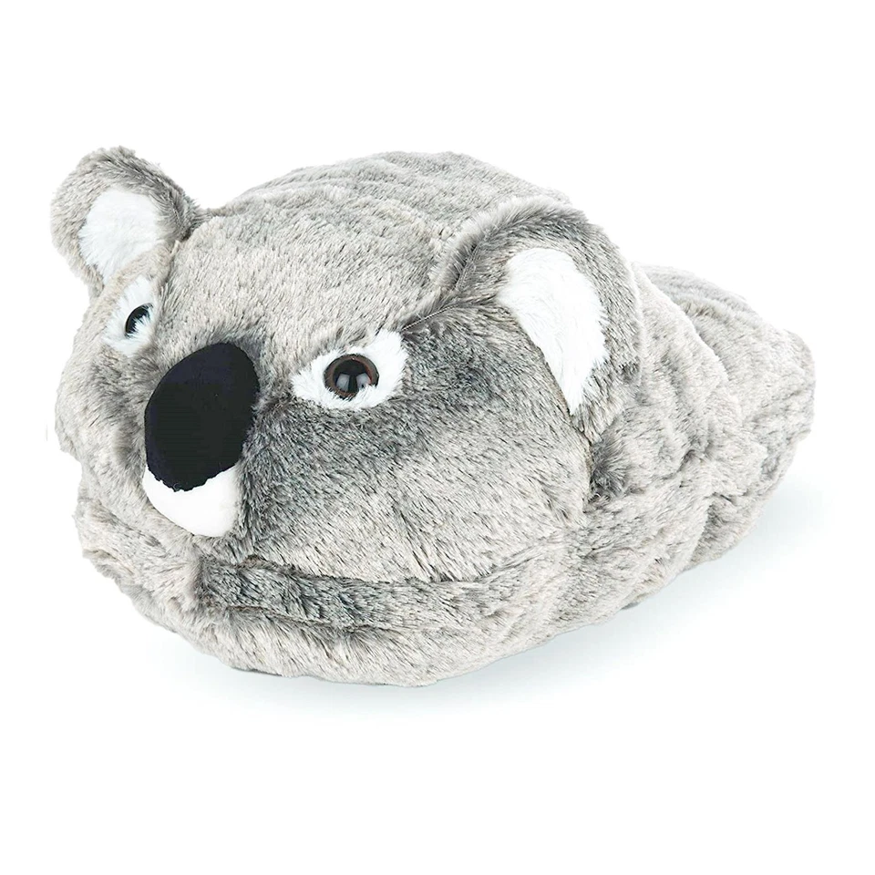 Plush Koala Bear Foot Warmer Kids/Adults Animal Slipper Cuddly Cushion One Size