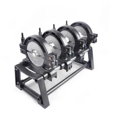 Manual Piping Pipe Fusion Welder 4 Clamps HDPE PP PE Butt Fusion Welding Machine