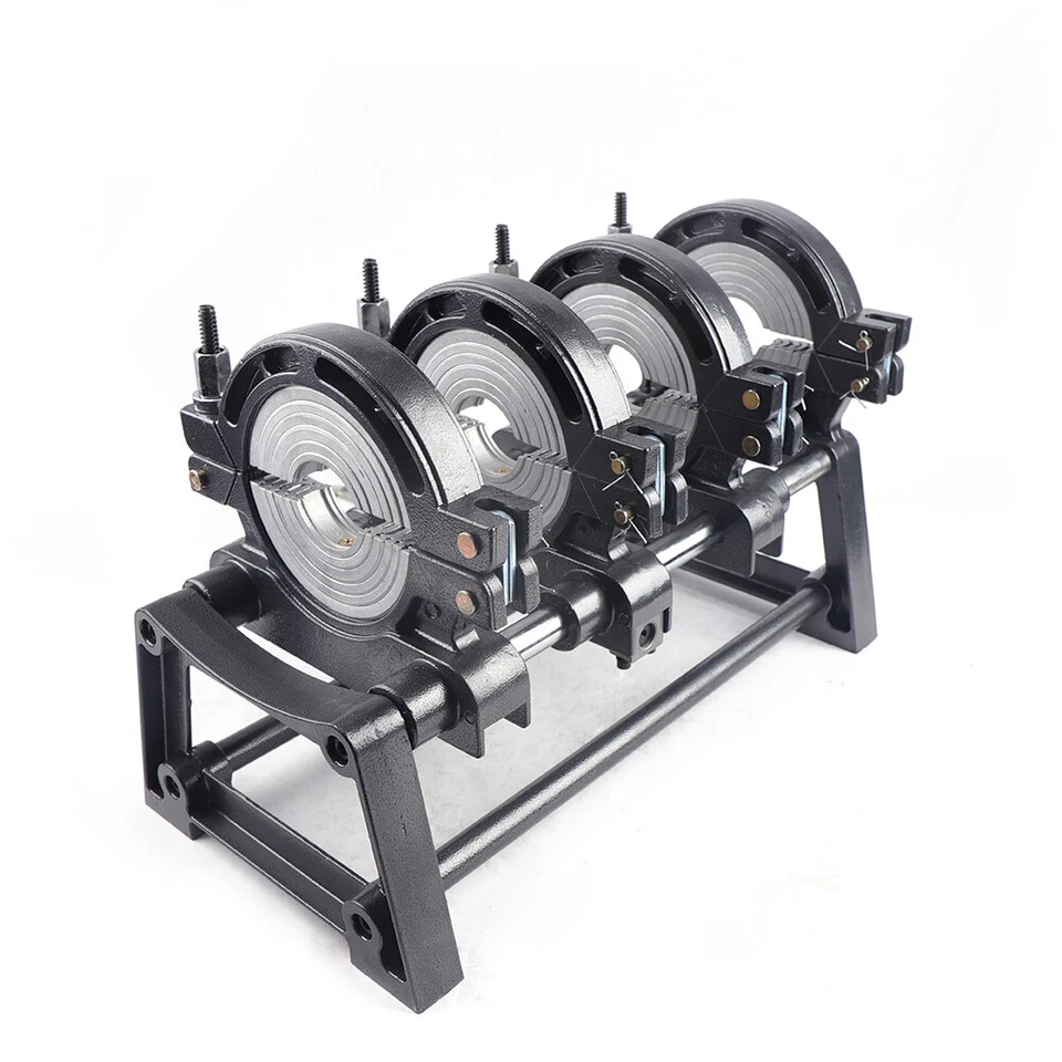 Manual Piping Pipe Fusion Welder 4 Clamps HDPE PP PE Butt Fusion Welding Machine - Image 2 of 4