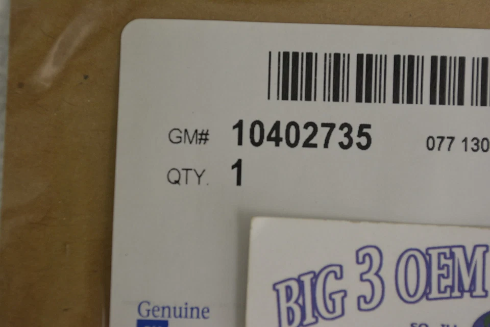 2000-2005 Chevrolet Monte Carlo Black Quarter Panel Emblem Nameplate new OEM - Image 4 of 4