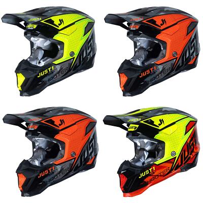 Just1 J40 Shooter Off Road Motocross Helm Erwachsene Motorcross ATV Crash Deckel