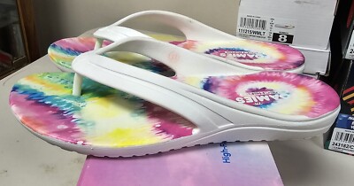 Sketcher Foamies flip Flips Size 7 Skechers Foamies Bay Breeze Womens Flip Flops Sandals Tie  main image 4