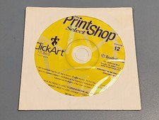 Vintage Broderbund The PrintShop Select Click Art CD-ROM 12 Win 95 98 2000 ME