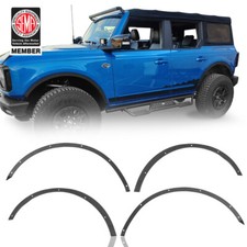 4Pcs Off-road Heavy Duty Steel Fender Flare Guard Kit for 2021-2026 Ford Bronco