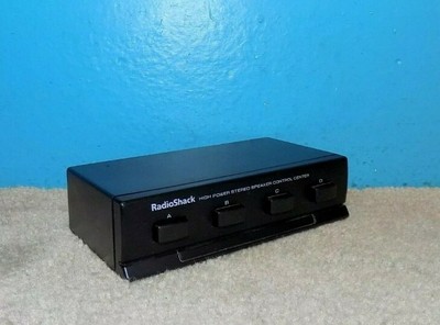 radio shack high power speaker control center