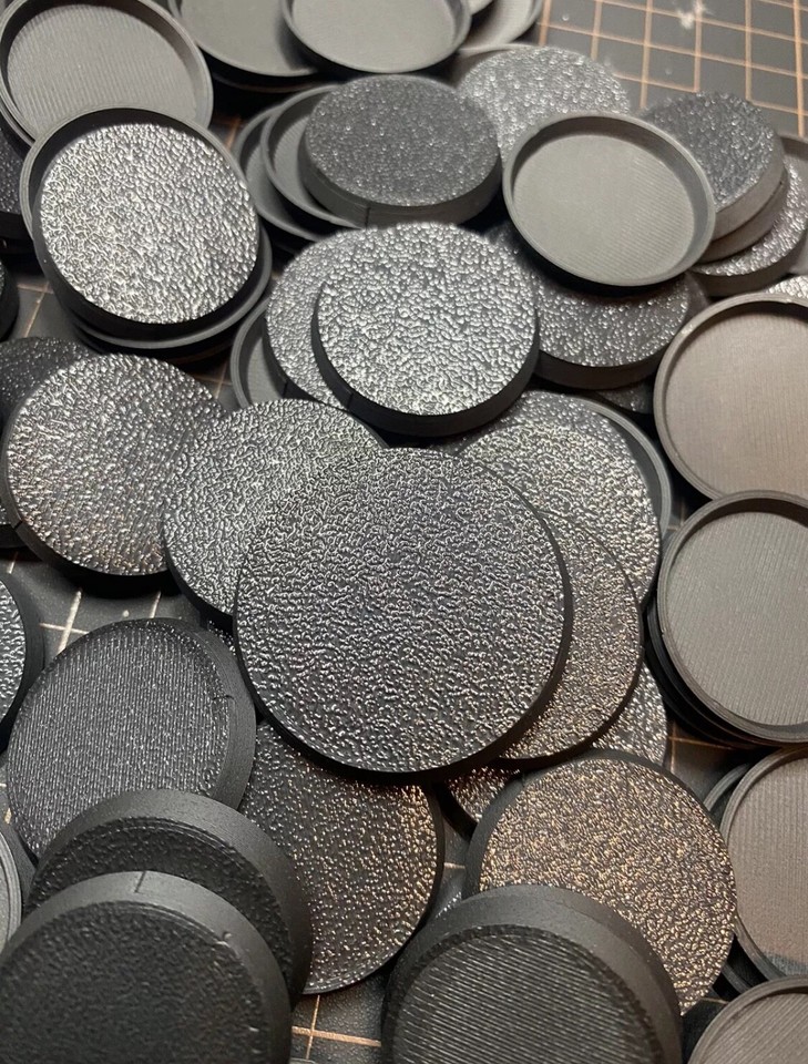Bases Rondes 25 Mm Pour Miniatures Warhammer, Wargaming - Lot De Bases Non Peintes | Compatible Warhammer 40K, AoS