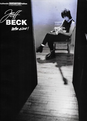 JEFF BECK - WHO ELSE, GUITAR TAB BOOK, VERY GOOD! C DETAILS
