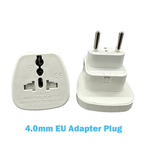 1PCS US AU UK EU 4.0mm DIN 4.8mm Plug Travel Adapter Converter Socket Power Plug - Afbeelding 16 van 16