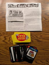 Chez Geek Card Game - Second Edition, Contents Complete -