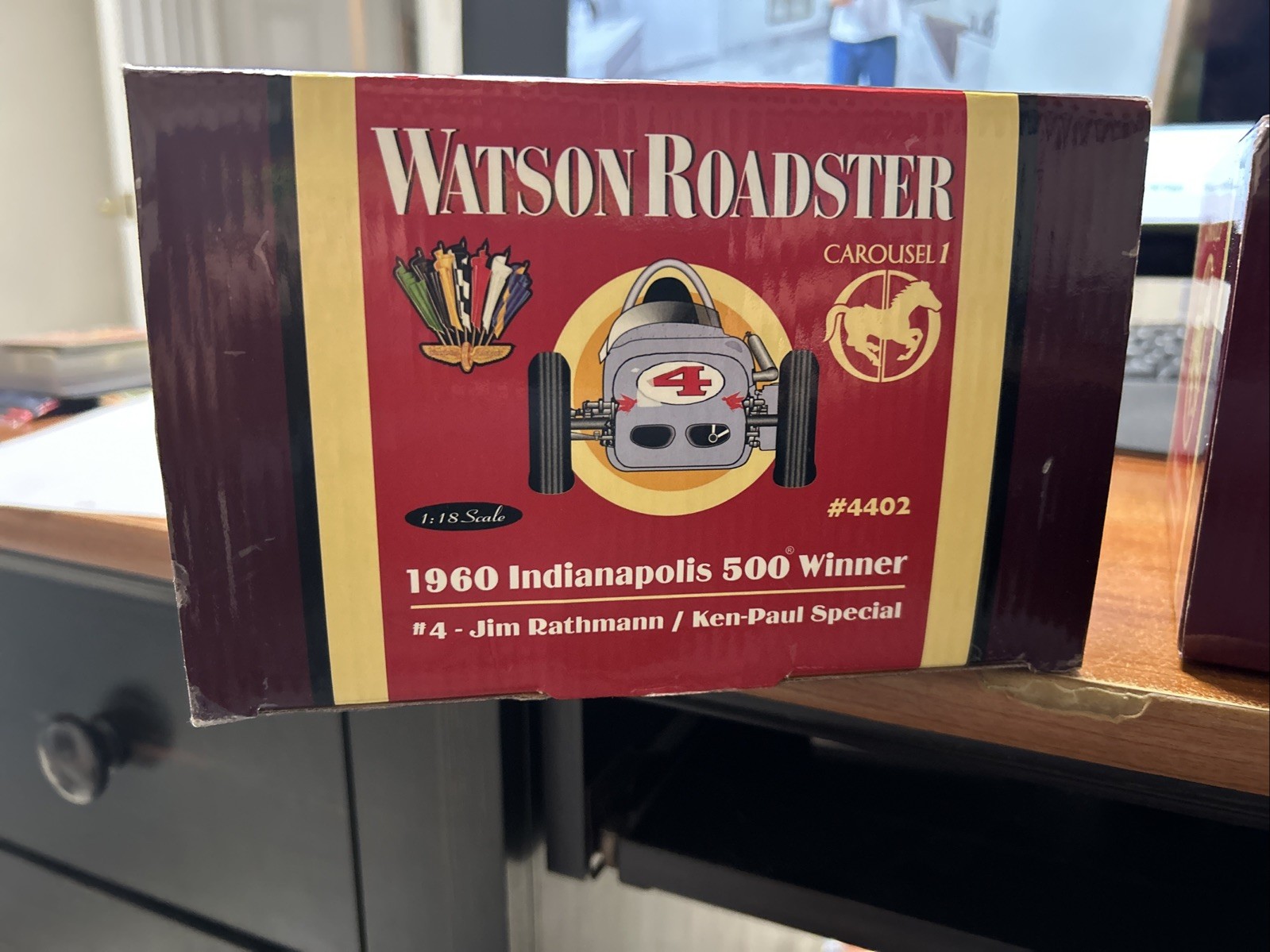 Carousel 1 Watson Roadster 1960 Indy 500 Winner #4 Jim