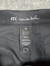 Travis Mathew Mens Open To Close 2.0 Golf Pants Black 36x32 EUC Style 1MT435