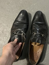Vintage Gucci Horsebit Distress Loafers Size 12.5
