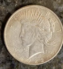 1922 Peace Dollar $1 ~ Normal Relief ~ 90% Silver