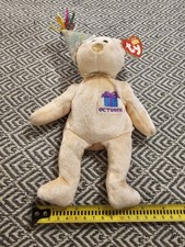 Vintage 2002 ty beanie baby October birthday collection Plush Stuffed NWT