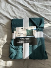 Mainstays Euro Sham Pintuck HUNTER GREEN 26" X 26" Machine Washable