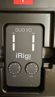 IK Multimedia iRig Pro Duo I/O Audio/MIDI Interface - Brand New / Open Box