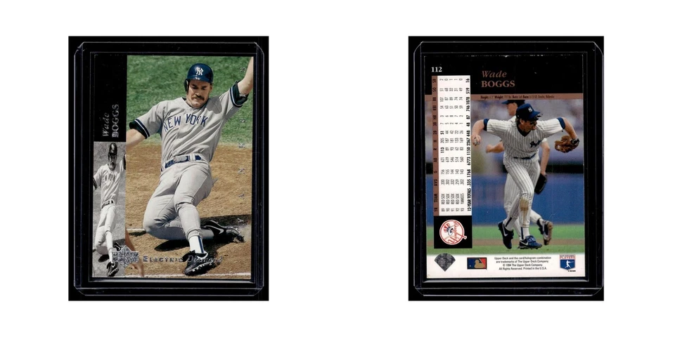 Wade Boggs 1994 Upper Deck #112 New York Yankees Baseball Card NM - Image 3 of 3