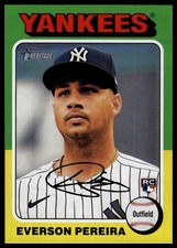 2024 Topps Heritage #348 Everson Pereira RC