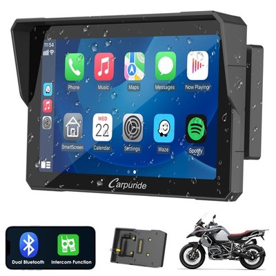 Carpuride W702B Pro Wireless Carplay Bildschirm Gegensprechanlage Funktion Android Auto Moto