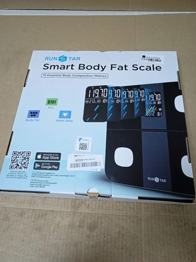Runstar Scales Body Weight Fat Percentag Bathroom Scale High Accuracy 400lb