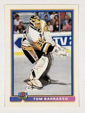 1991-92 Bowman #80 Tom Barrasso