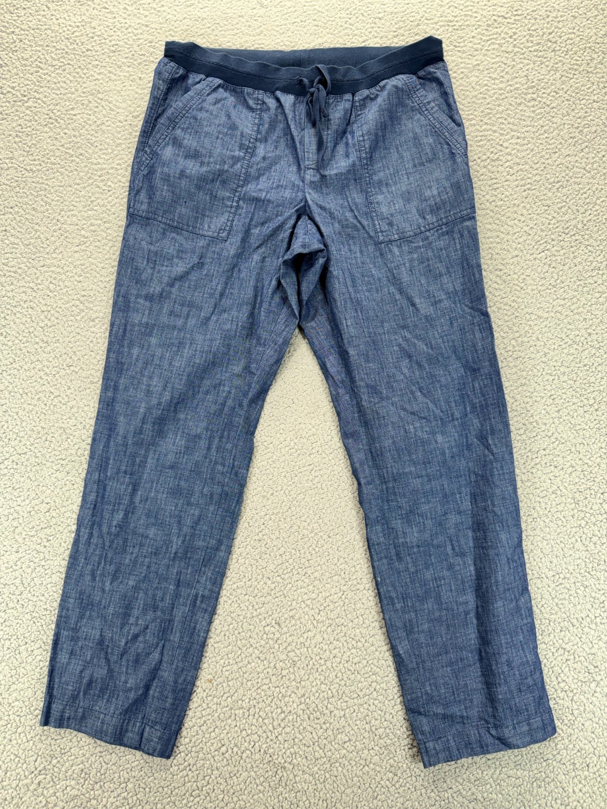 Talbots Womens Pull On Drawstring Straight Pants … - image 1