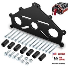 Billet Aluminum Engine Safe Stand Adapter Plate Engine Stand Plate For Chevy